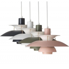 Suspension Lamp Colorful Layers Collection Pendant Light