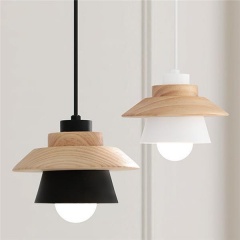 Modern Wood Bar Pendant Light