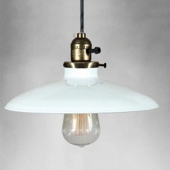 Shallow Plate Industrial Vintage Pendant Light