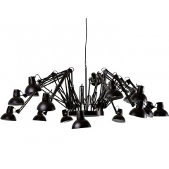 Arms Dear Ingo Replica Chandelier Suspension Lamp White/Black