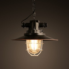 Retro Industrial Edison Iron Pendant Lamp