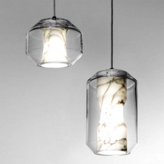 Modern Marble and Glass Pendant Lighting