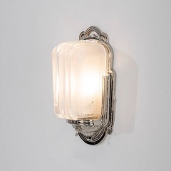 Edgar Chrome Art Deco Retro Wall Light