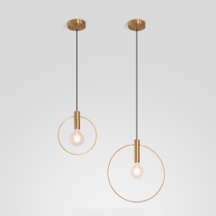 Circle Ring Geometry Pendant Light