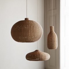 Finns Rattan Bamboo Pendant Light