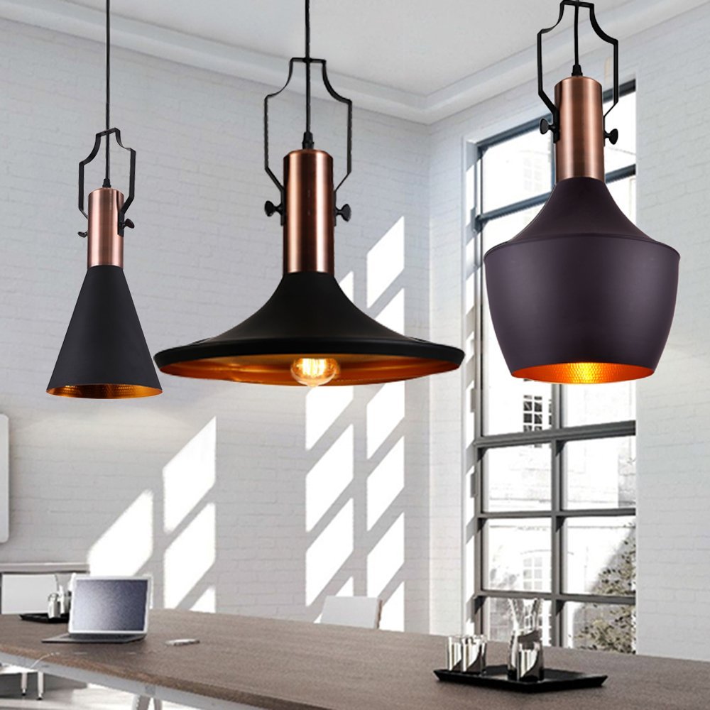 Industrial Vintage E26 Retro Ceiling Pendant Light 3 Lights