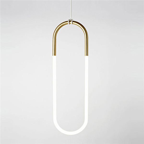 Single Loop Shape Pendant Light