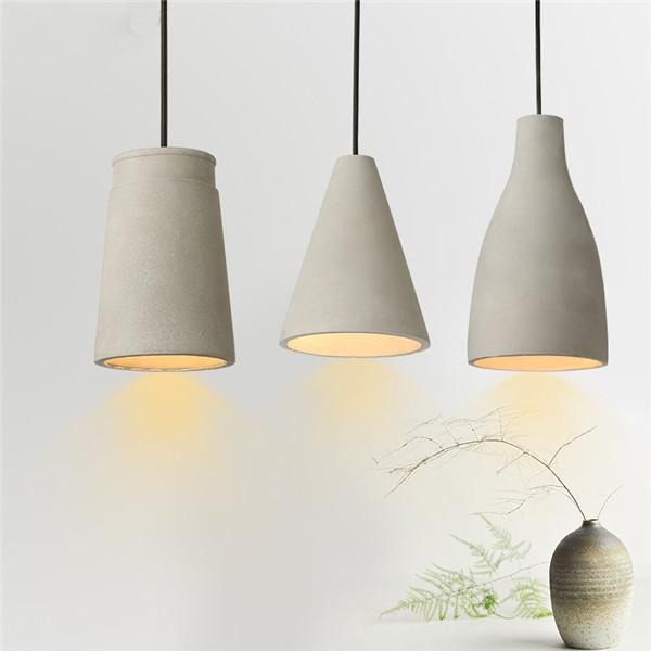 Concrete Pendant Hanging Light