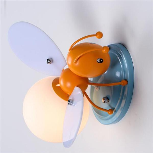 Creative LED Bee Glass Wall Lamp