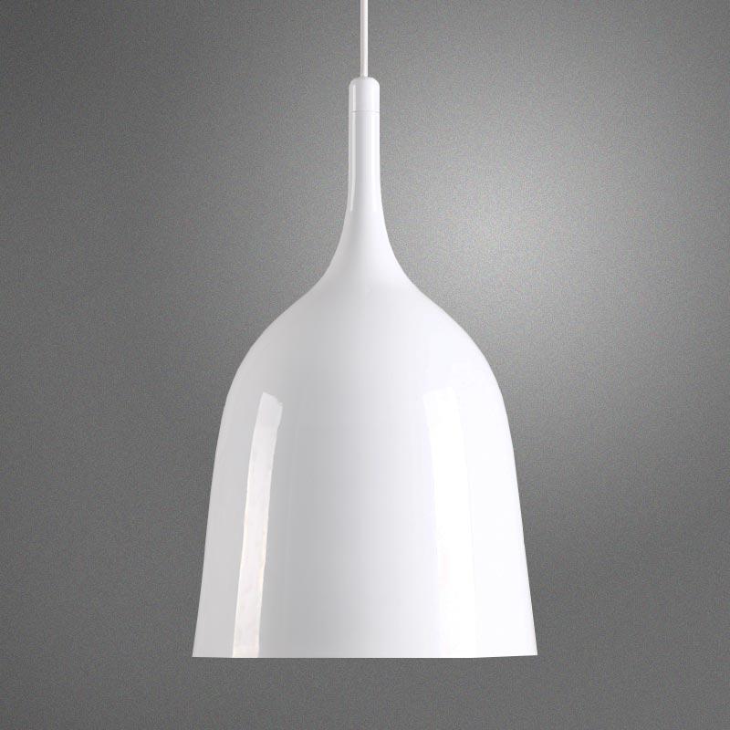 White Minimalist Pendant Light