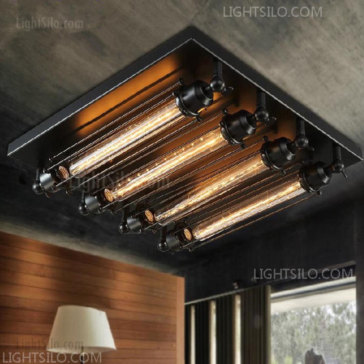 Details about   Black Industrial Steampunk Water Pipe Chandelier Pendant Light Loft Ceiling Lamp 