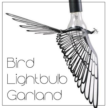 Bird Lightbulb Pendant Light