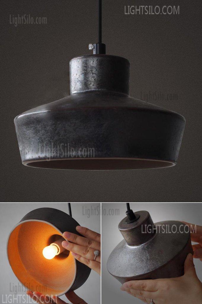 Black Ceramic Pendant Light