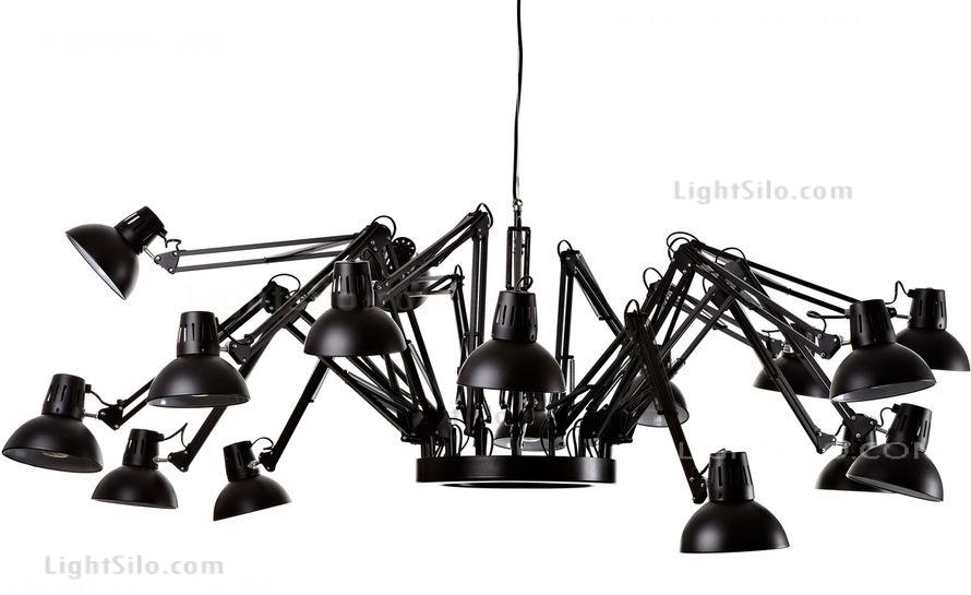 Industrial Style Of 16 Arms Dear Ingo Replica Chandelier