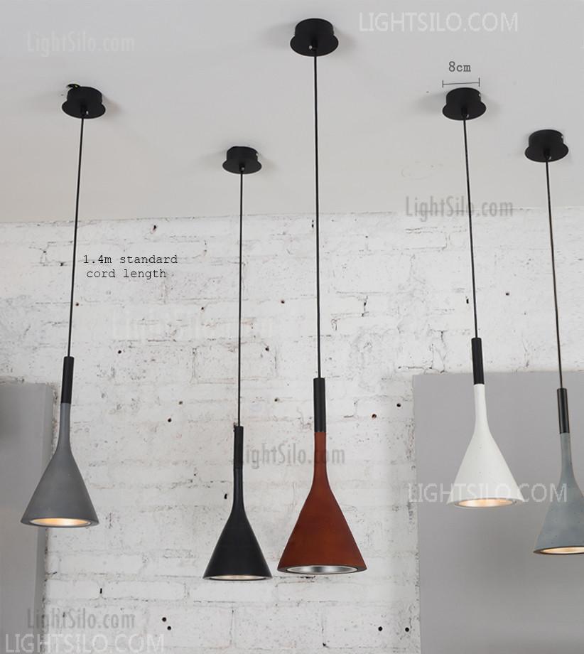 Concrete Beton Pendant Light