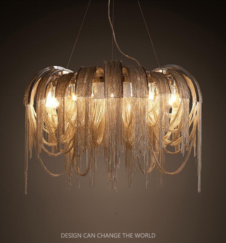 Modern Tassel Stylish Led Ceiling Light Pendant Lamp Chandelier Lighting