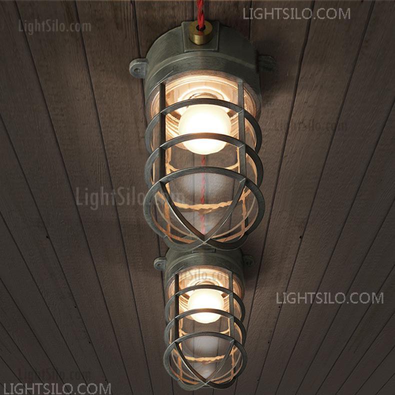 Classic Nautical Bunker Ceiling Light