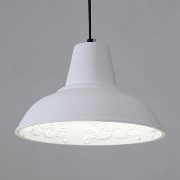 White Garden Smooth Pendant Ceiling Light