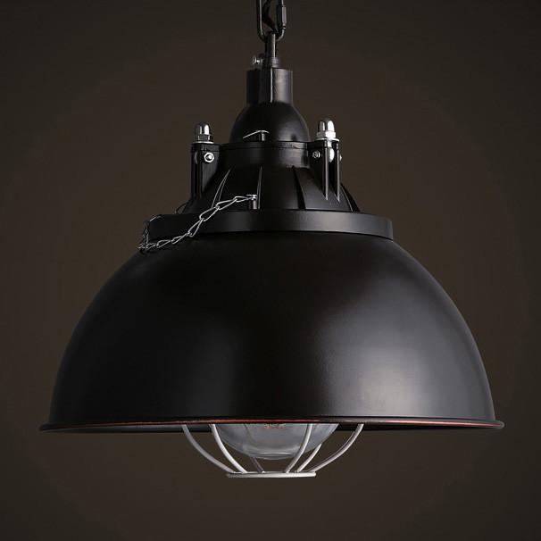 Industrial Shade Pendant Light (long)