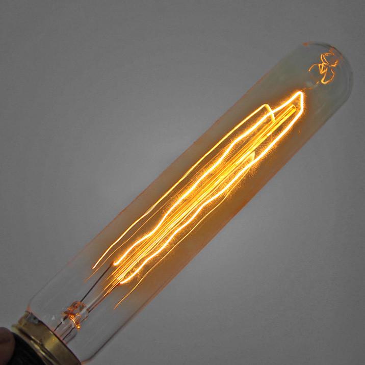 T20 Bulk lot of Tube / Pencil Edison Filament Light Bulbs (3 or 6 pack)