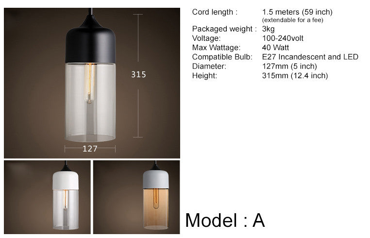 Contemporary Minimalist Pendant Light