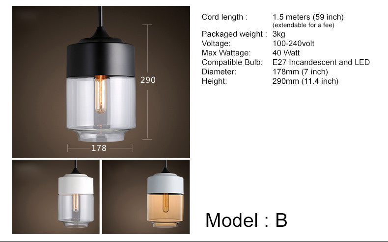 Contemporary Minimalist Pendant Light