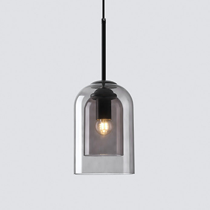 Harper Glass Shade Modern Minimalist Pendant Light