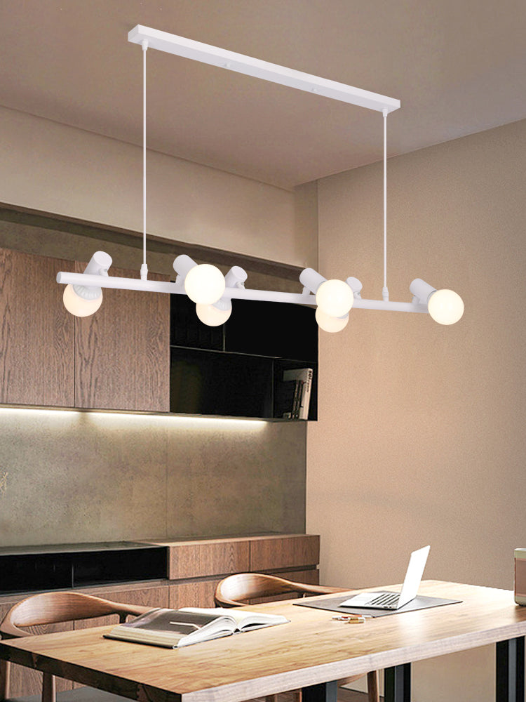 Hanging Doves Kitchen Island Pendant Light - In White