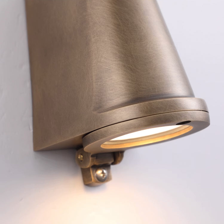Brass Outdoor Rain Proof Wall Light