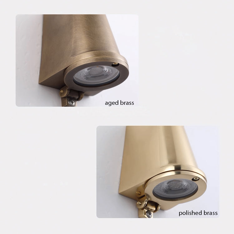 Brass Outdoor Rain Proof Wall Light