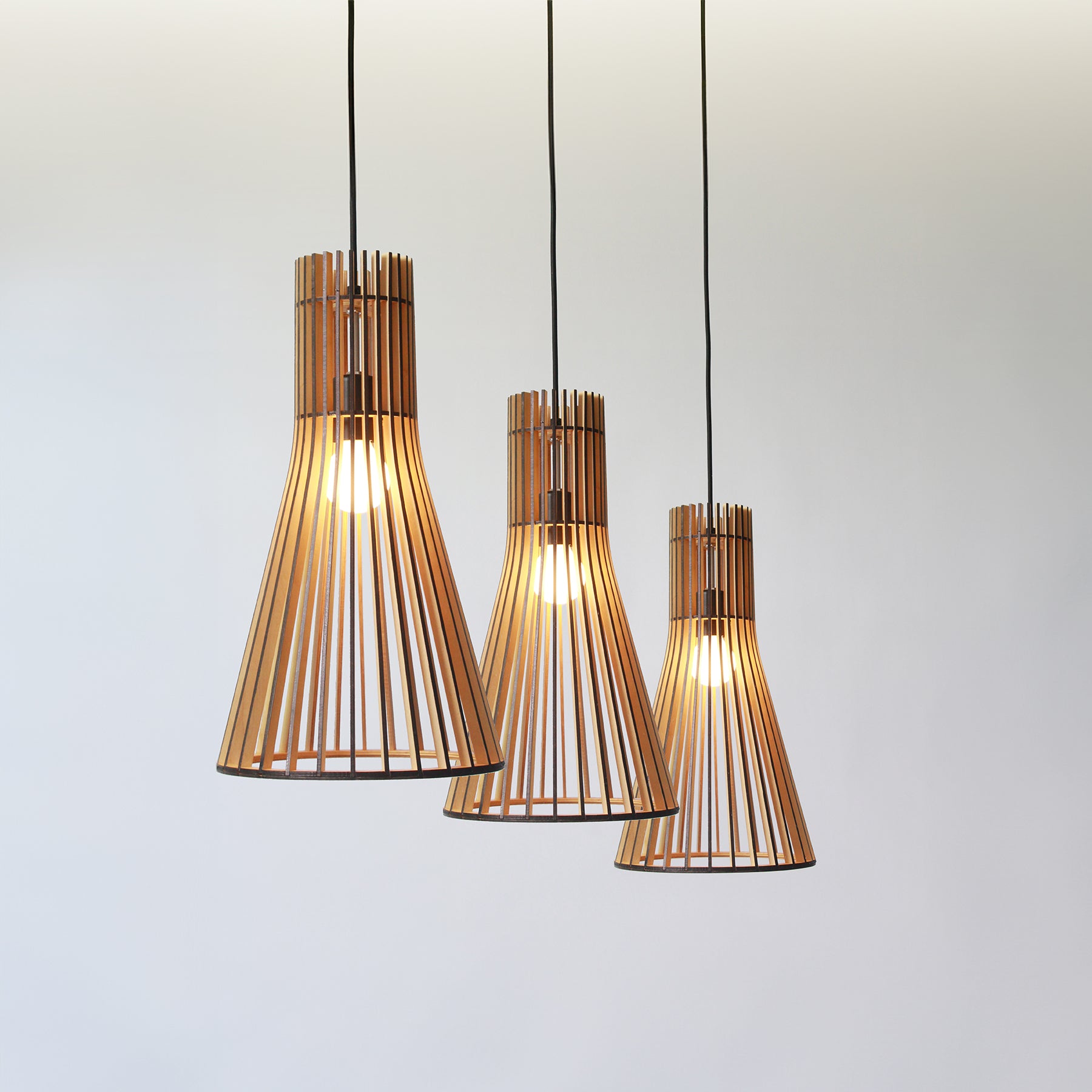 Wooden Japandi Pendant Ceiling Light