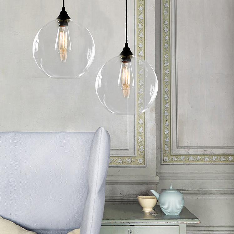 Tuscany Round Glass Pendant Light