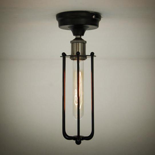 Pencil Cage Industrial Retro Vintage Ceiling Light