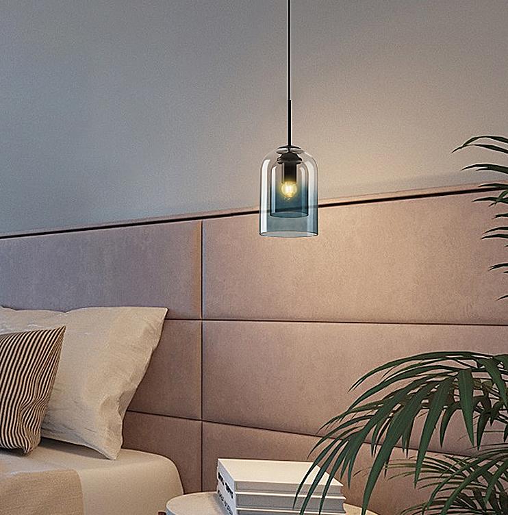 Harper Glass Shade Modern Minimalist Pendant Light